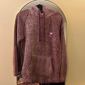 Cozy Old Town San Diego Sherpa Pullover Hoodie